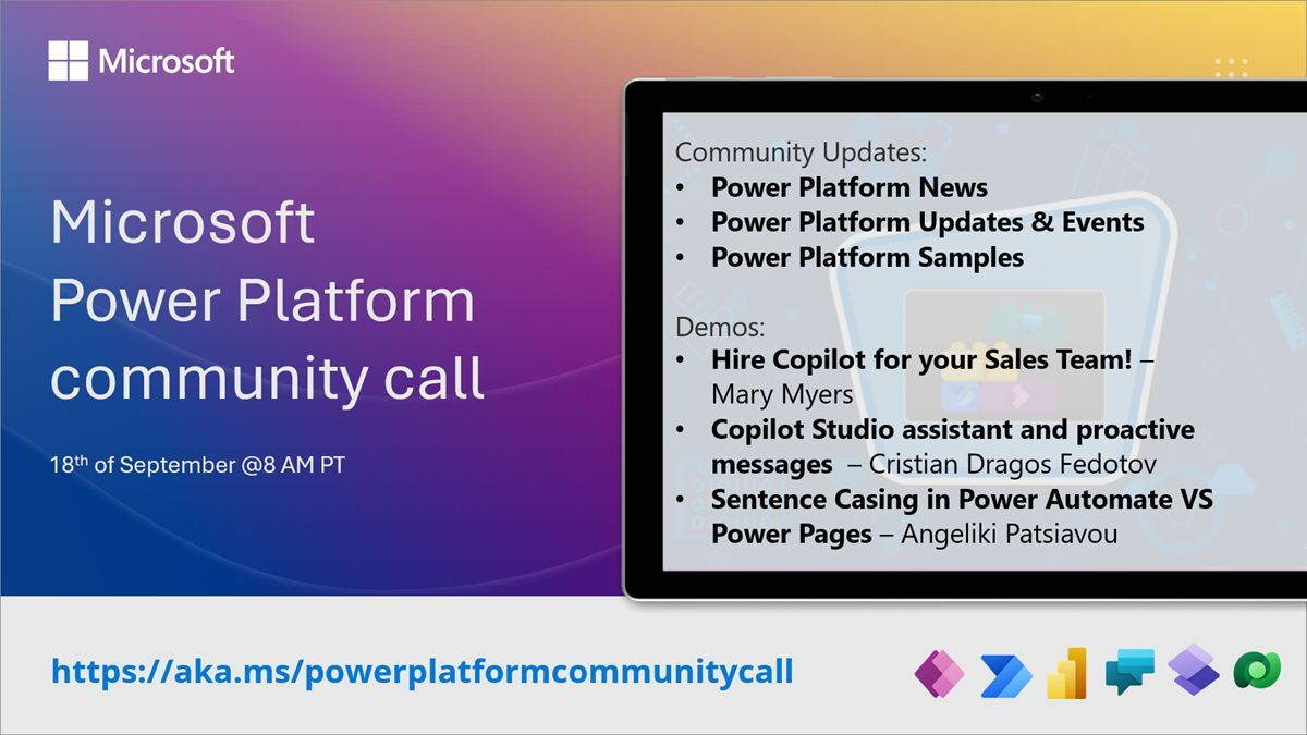 Power Platform – September 2024 – Screenshot Summary