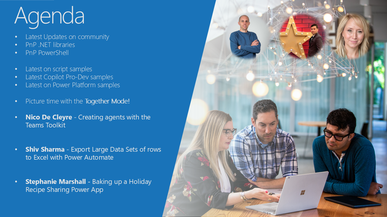 Power Platform & M365 Dev Community Call – December 19th, 2024 – Screenshot Summary