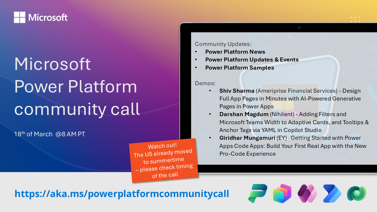 Power Platform – March 2026 – Screenshot Summary