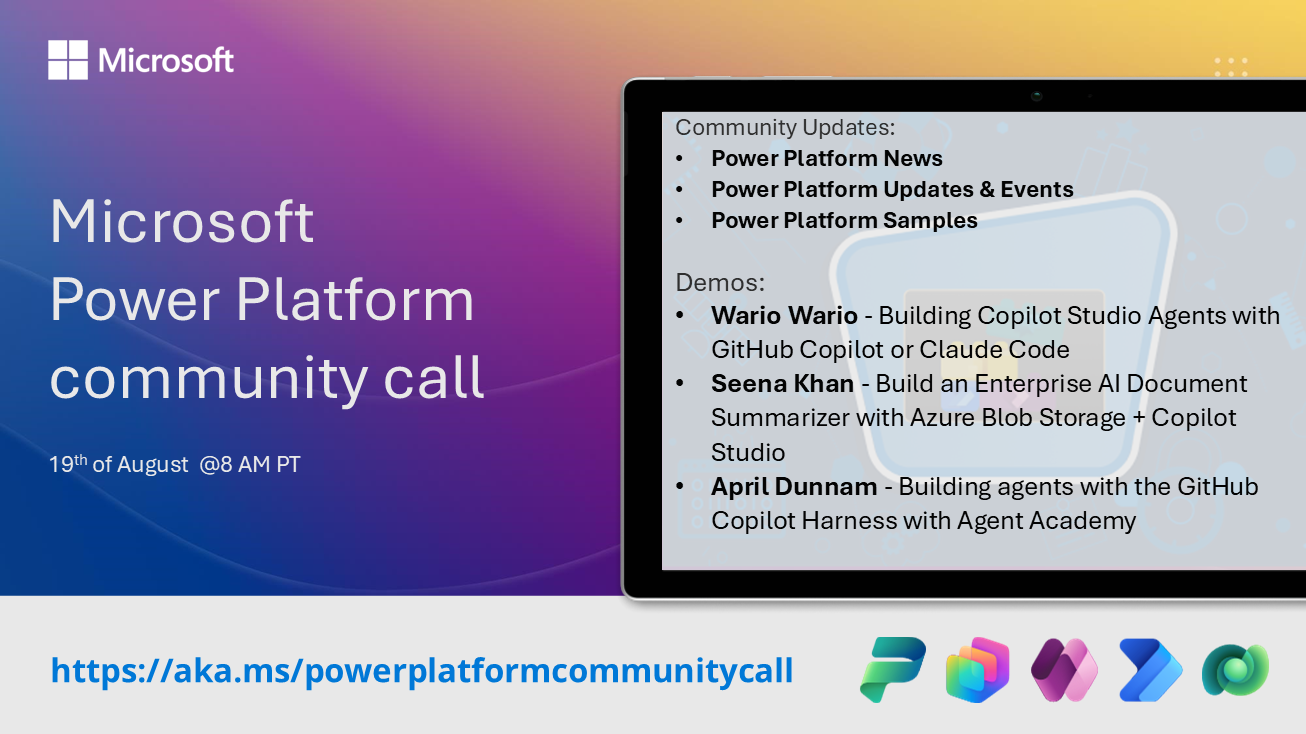 Power Platform – August 2026 – Screenshot Summary
